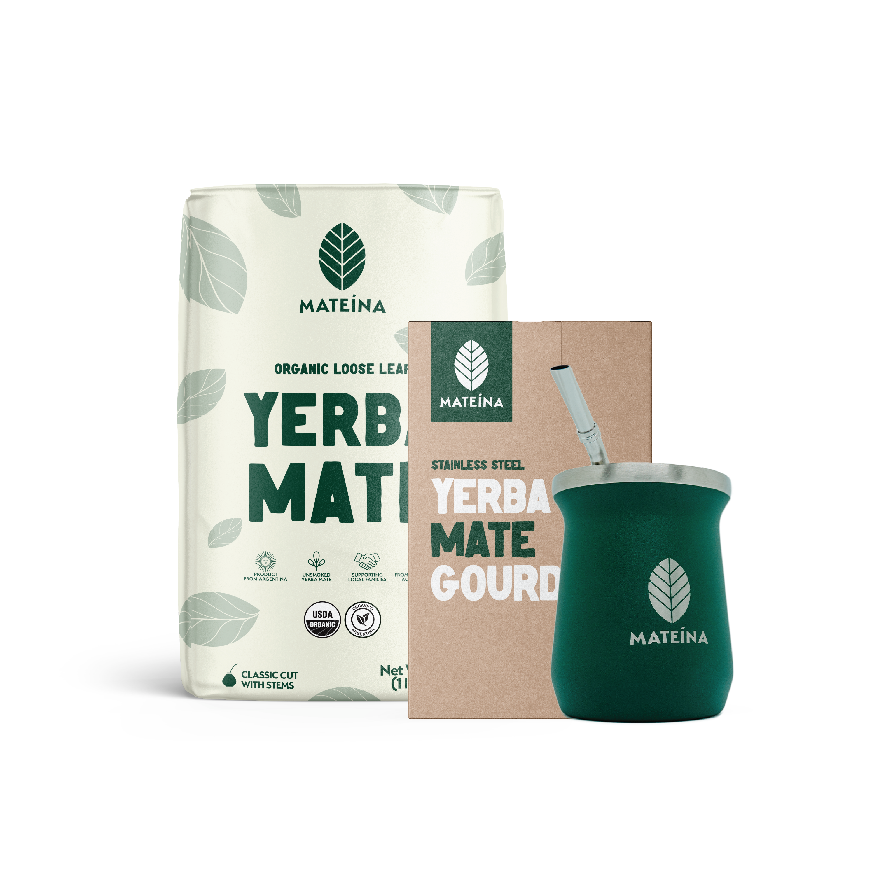 Essentials Set - Gourd, Bombilla, and Yerba Mate