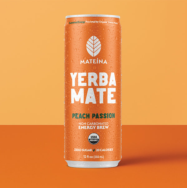 Peach Passion – Zero Sugar Yerba Mate – Mateína